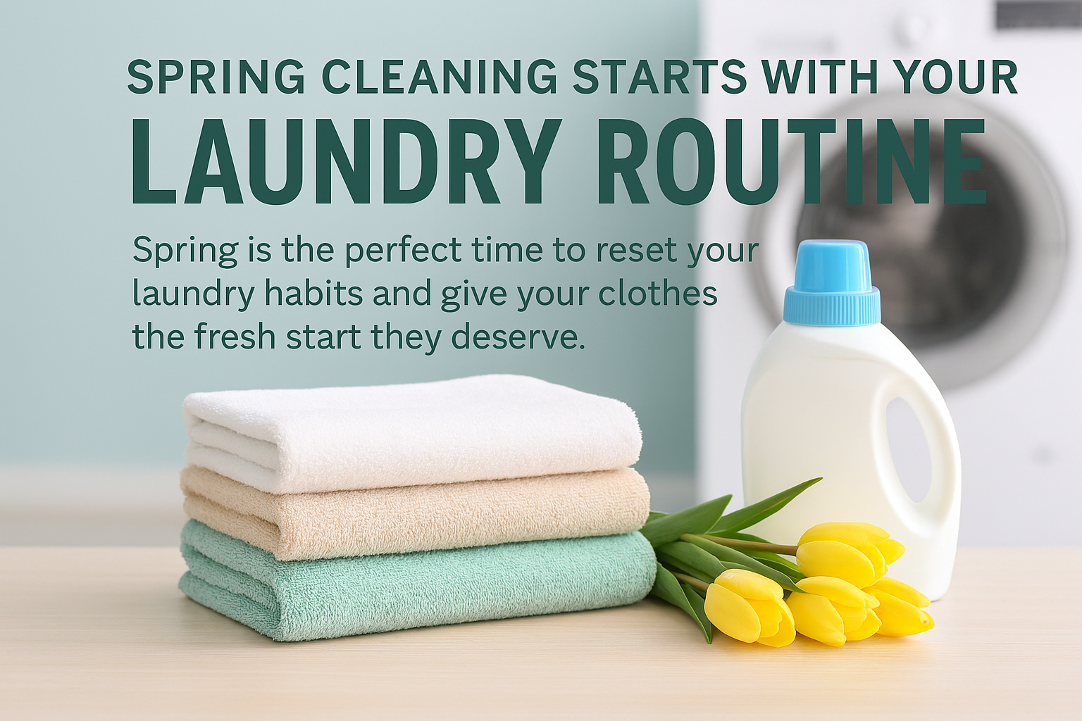 Spring Clean Laundry Routine