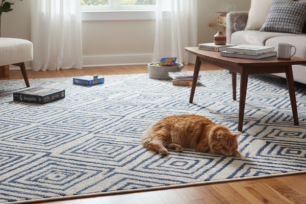 Rug With Cat 600X400