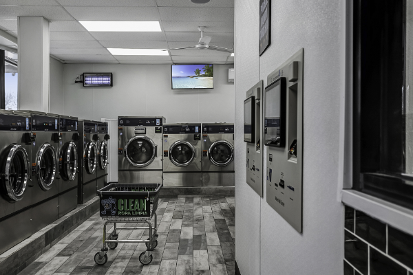 Branded Cart In Laundromat 01