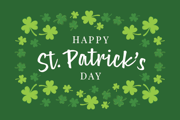 Happ St Pattys Day 600X400